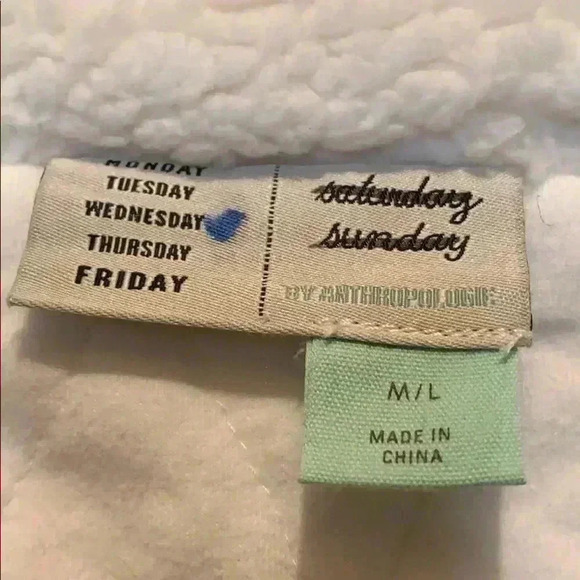 Anthropologie Saturday Sunday Maisie Sherpa Vest - Picture 6 of 9